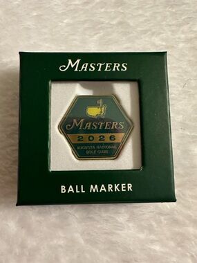 Masters 2026 Golf ball marker. Purchased at Augusta National 2026. NWT